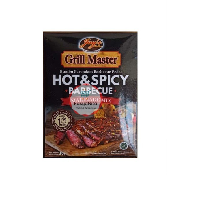 

Jays Grill Marinade Mix Hot and Spicy 30 gr - FasyAnita Mart Denpasar