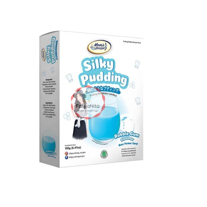 

SILKY PUDDING Forisa Mom's Recipe 155 gr PUYO Puding Susu Bubble Gum - FasyAnita Mart Denpasar