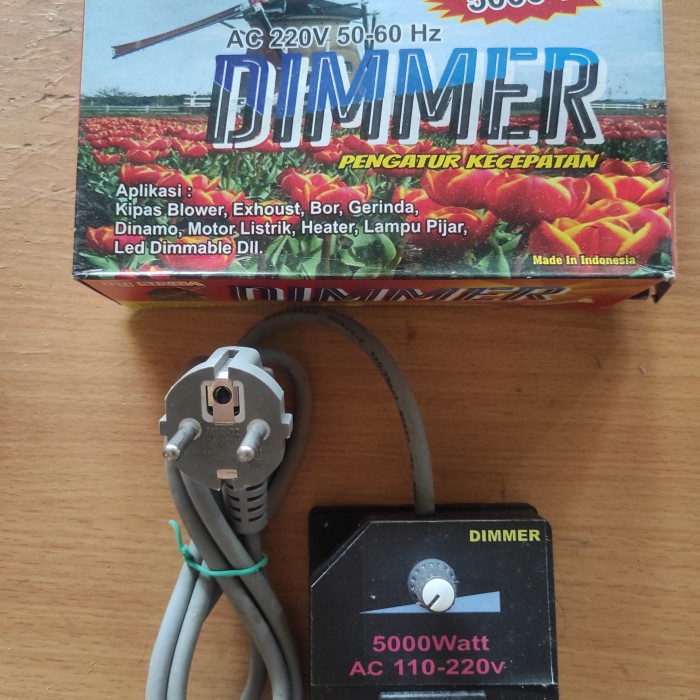 DIMMER 5000 WATT PENGATUR KECEPATAN LINEAR ROTATION 5000WATT Termurah