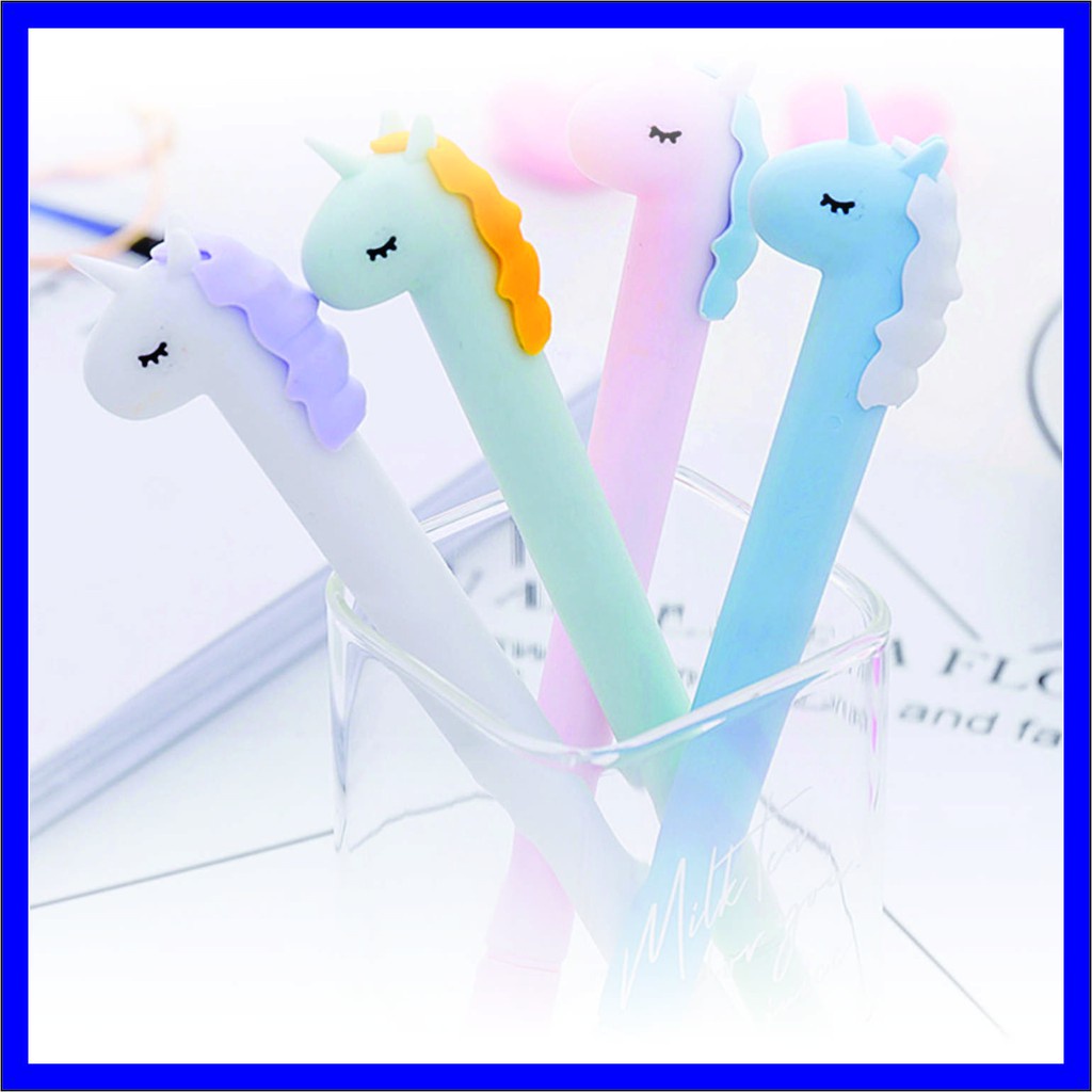 

2. Pena Pulpen Cair Unicorn Imut Pulpen Lucu Pulpen Murah Bolpoin tinta Uniqorn anak sekolah alat tulis
