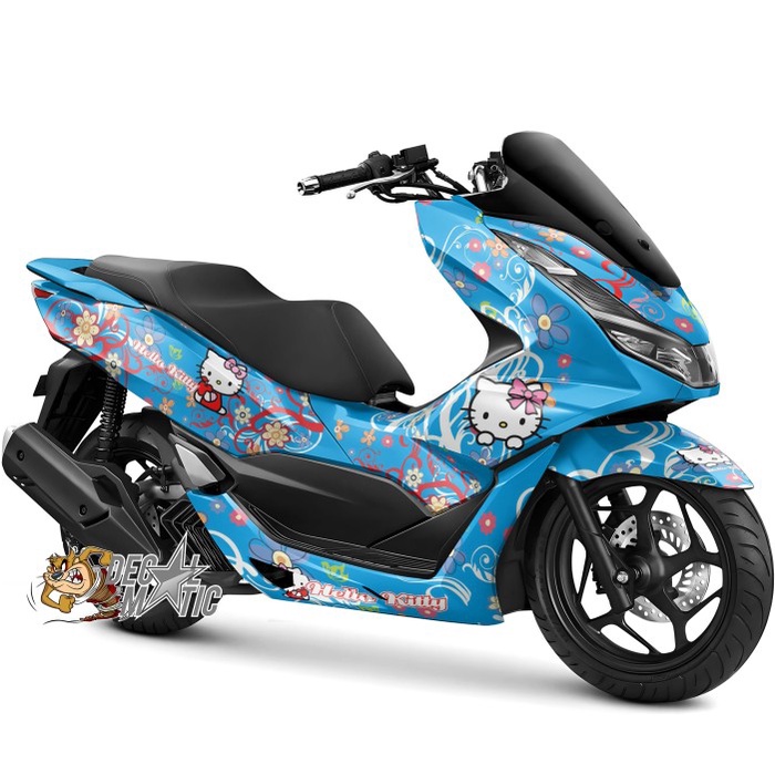 Stiker  PCX Full Body - Decal Full Body Motor Honda PCX 150 PCX160 Hello Kitty 5