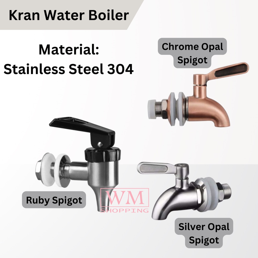 Keran Boiler Stainless Dispenser Air Kran Air Panas/ Kran Water Dispenser/ Water Jug Milktea Kran jus