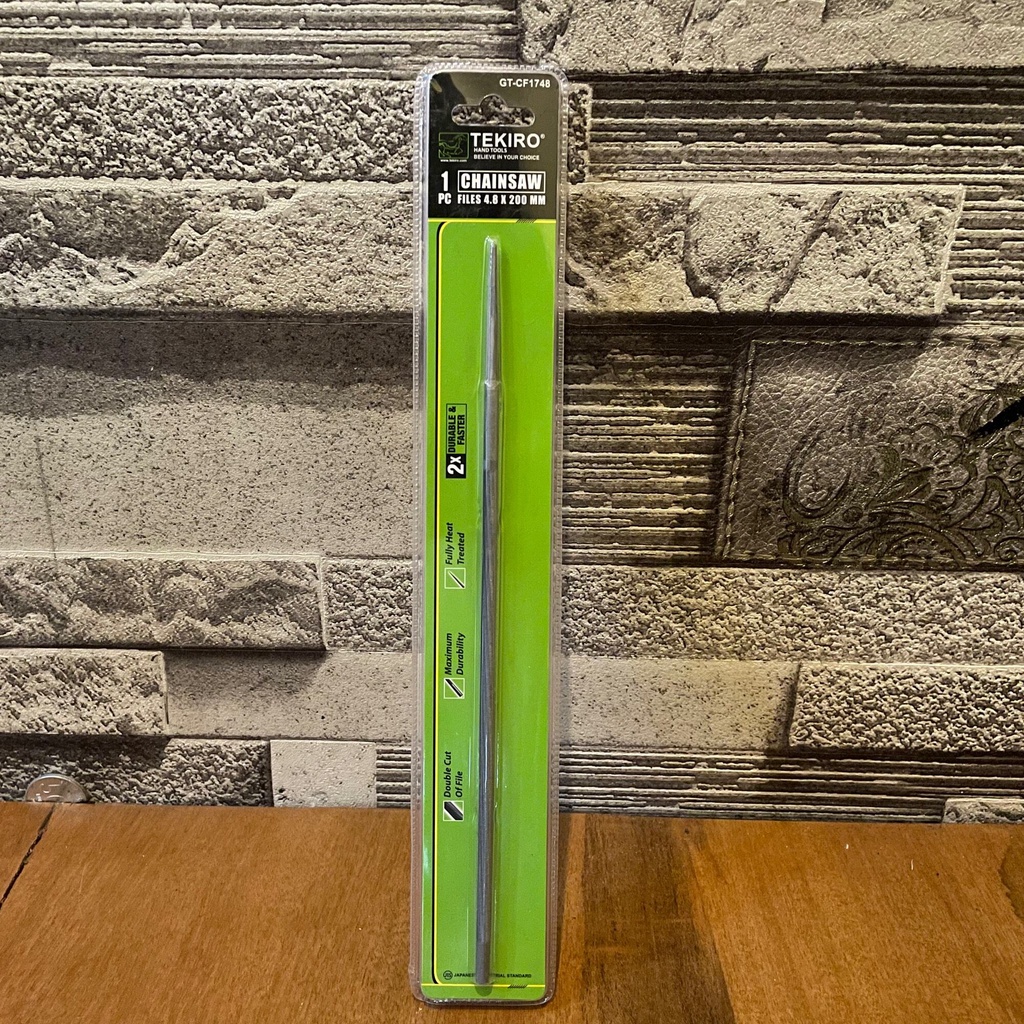 Kikir senso tekiro 4.8 x 200 mm kikir bulat senso tekiro kikir rantai gergaji senso chainsaw files 4