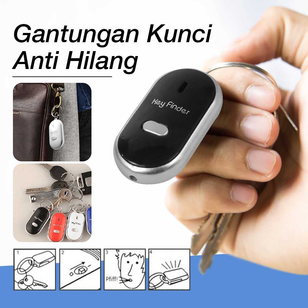 COD Gantungan Kunci Bunyi Siul Alarm On Of Anti Hilang Key Finder Siul Alarm Wireless