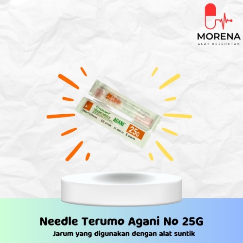 TERUMO - Jarum Suntik/Needle 25g Terumo Agani