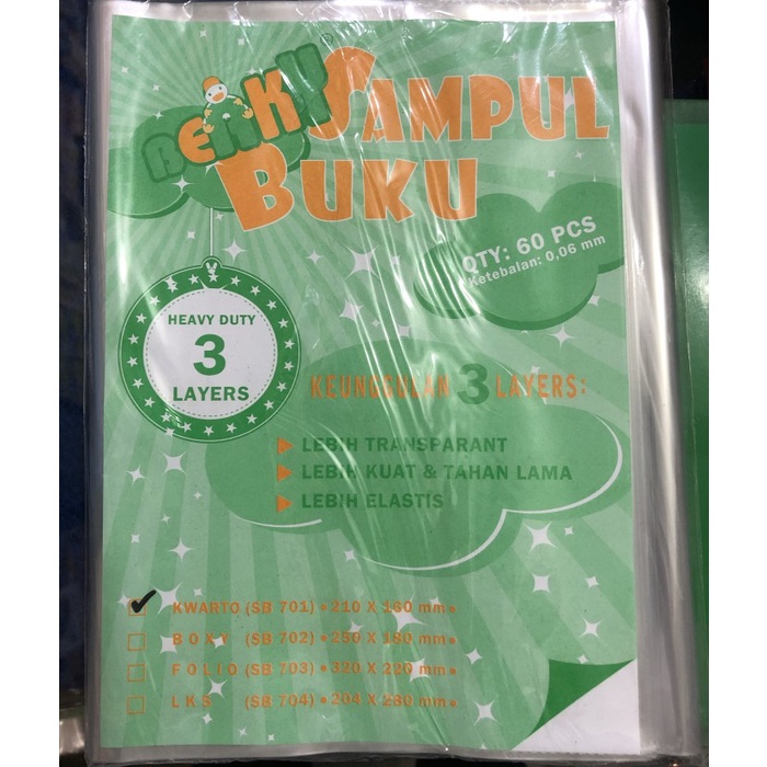 

Sampul Bening Berky 4 ukuran