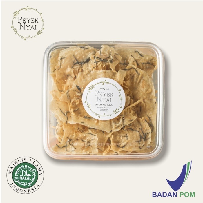 

BEST SELLER ! Rempeyek Peyek Nyai Teri Medan (Large)