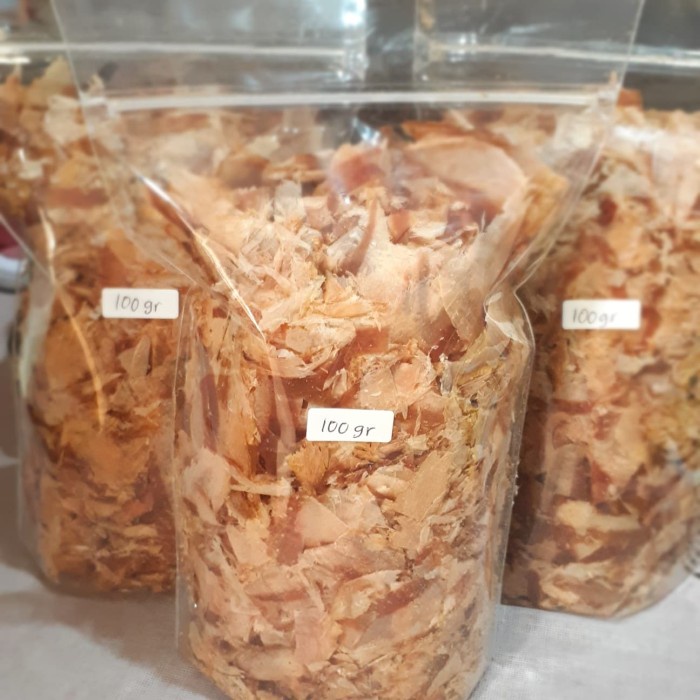

BEST SELLER ! KATSUOBUSHI / CAKALANG SERUT ECER 100gr / TAKOYAKI