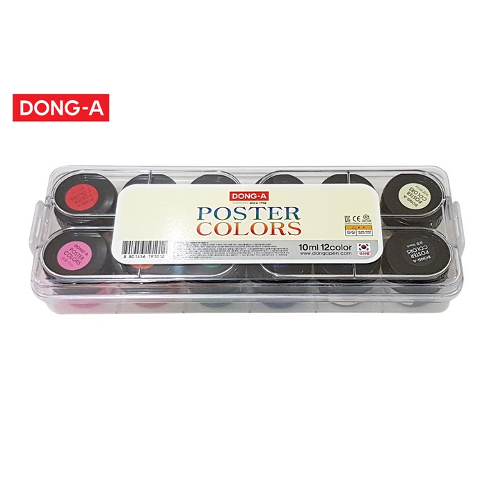 

Poster Color / Cat Air Dong-A 12 warna/set 10 ml