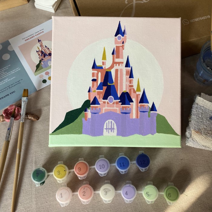 

Painting by Numbers Disney Castle by Joie Painting Kit