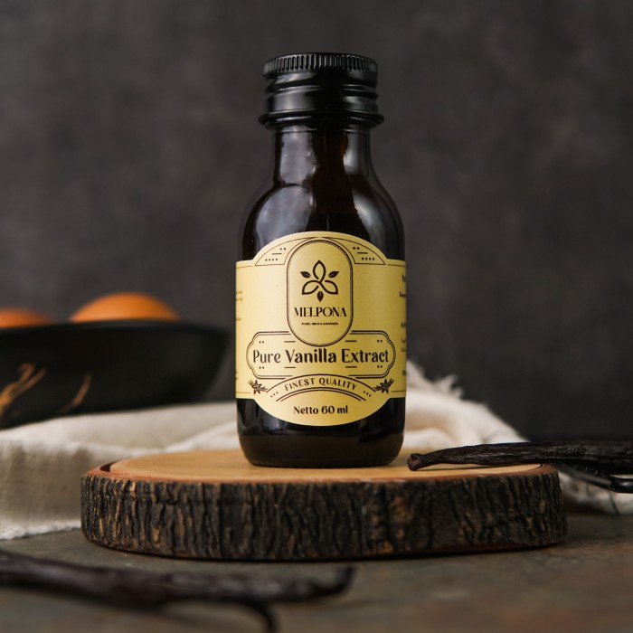 

Termurah [ Best Seller ] Melpona Pure Vanilla Extract Ekstrak Vanili Murni 60 ml 60ml - Sample