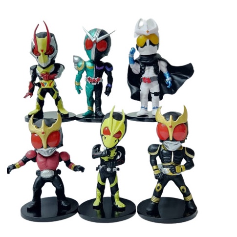 Wcf Kamen Rider Kuuga Series Action Figure Set 6