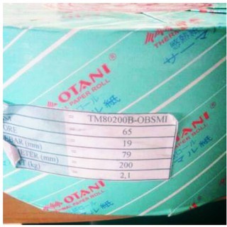 

Otani 80x180 Kertas Struk Thermal Paper / Telstruk Mesin ATM