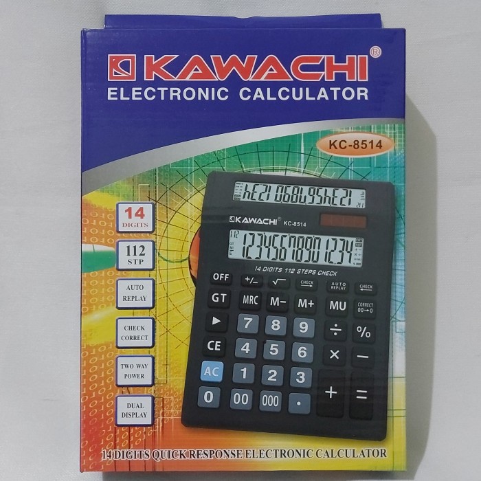 

Calculator 14 Digits Kawachi KC-8514