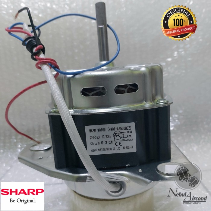 Dinamo mesin cuci 2 tabung sharp original 14 kg (RMOT-A253QBZ)100% Ori