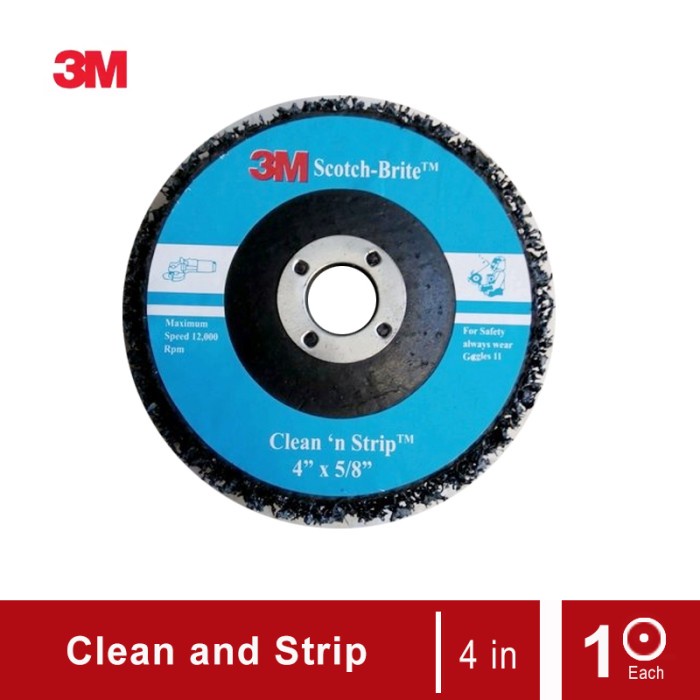 

3M Scotch-Brite Clean and Strip Disc, 4 in x 5/8 in (Amplas)