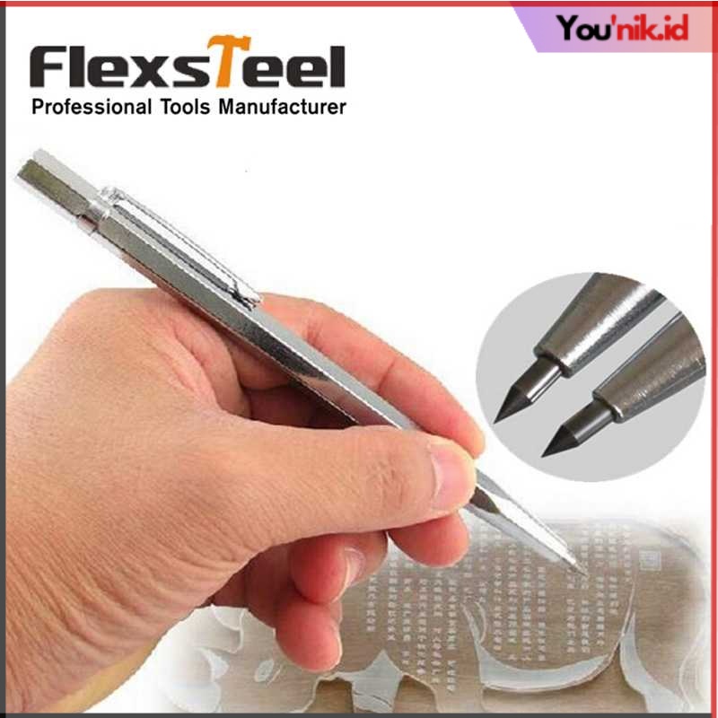 

Younik Flexsteel Pena Ukir Metal Scriber Tungsten Carbide Tip