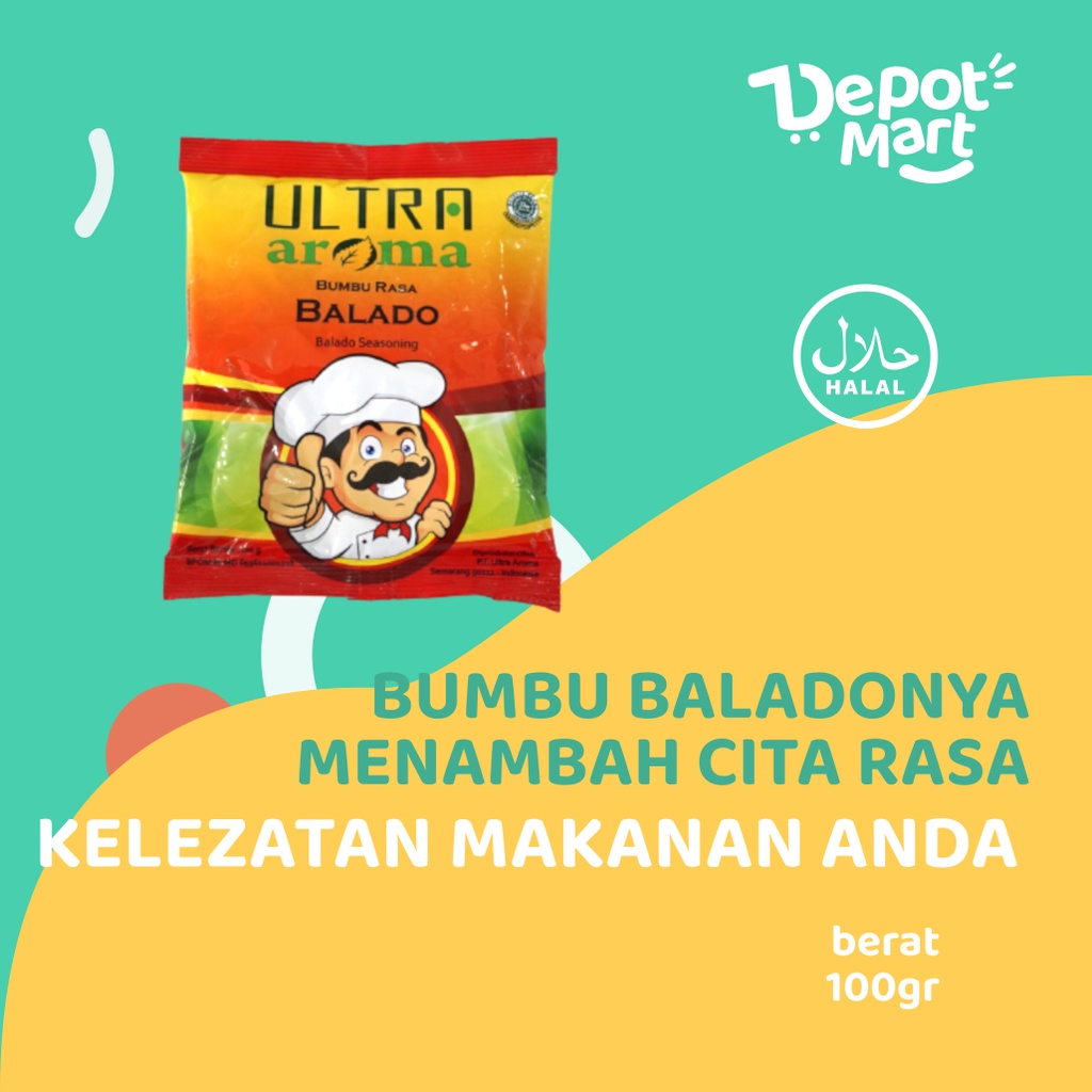 

Bumbu Balado Ultra Aroma 100 Gr Balado Seasoning