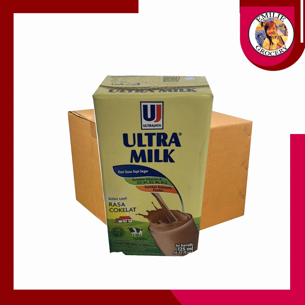 

Dus Karton Susu Ultra Milk Coklat Cokelat 125ml Isi 40