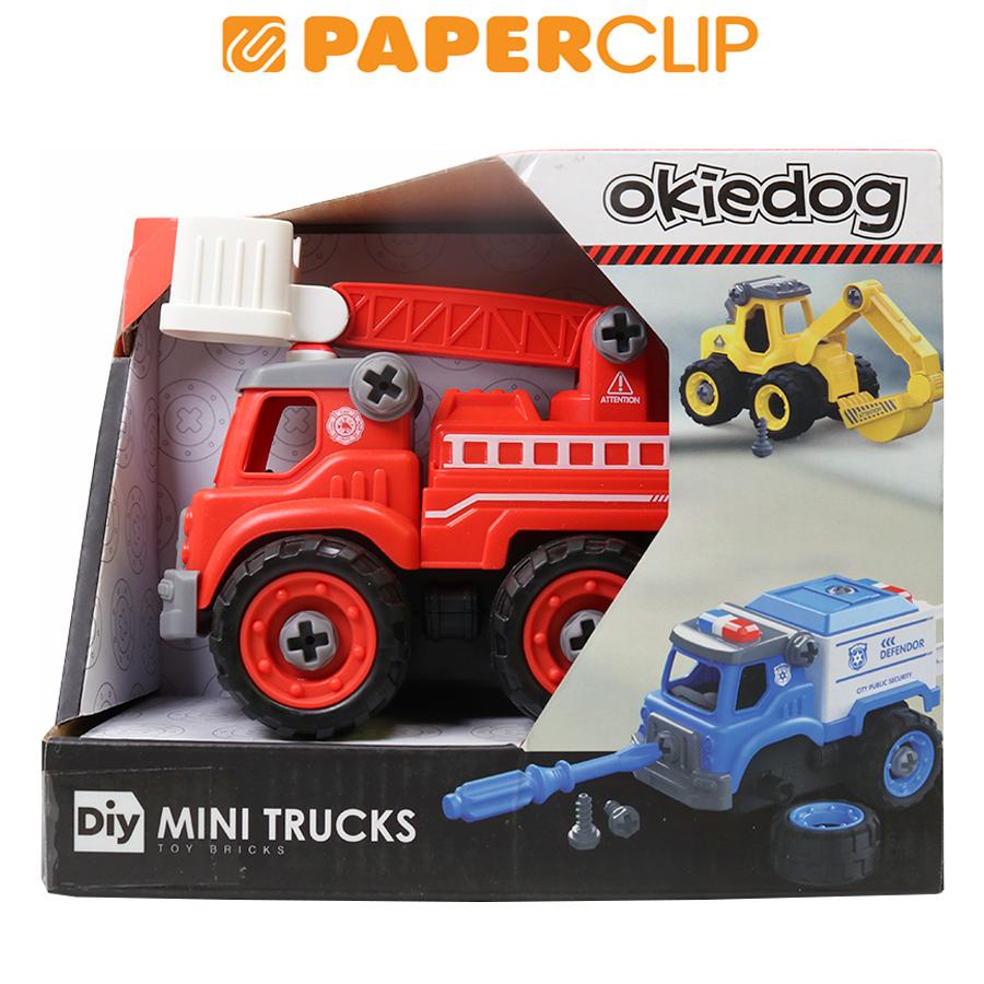MAINAN ANAK OKIEDOG MINI TRUCK DIY - FIRE ENGINE