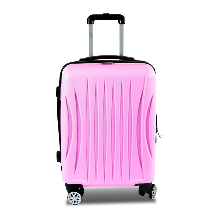 New Koper 20 Inch Polo koper Size Koper Fiber Koper Murah Koper Import - Pink