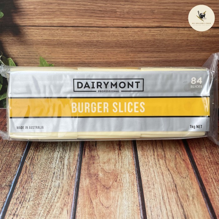 

[Orange] Dairymont Burger Slices / Keju Burger - 1KG / 84 Slices