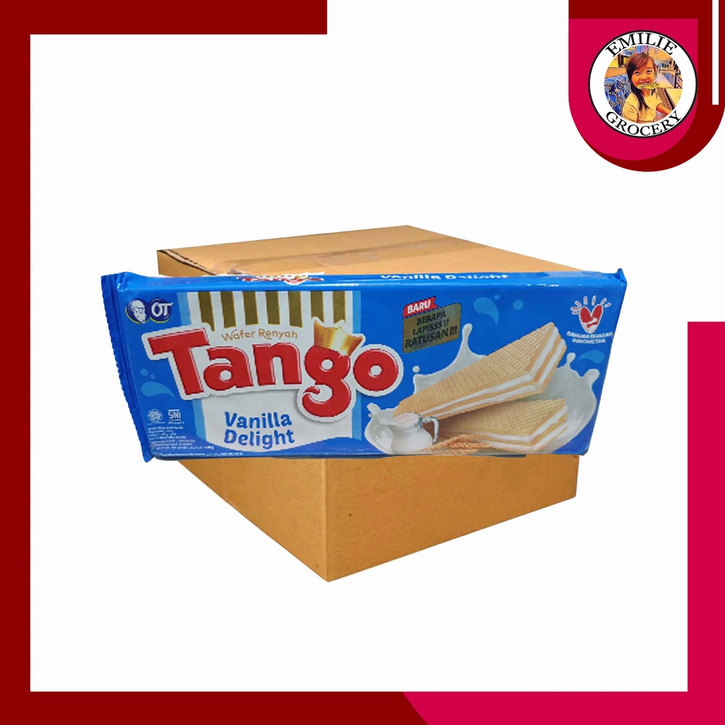 

Dus Karton Tango Long Wafer Vanilla Vanila 110gram 110 gram Isi 24