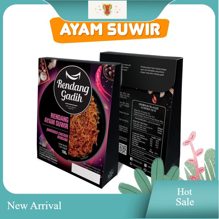 Rendang Daging Ayam Suwir - Rendang Gadih