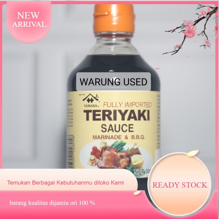 

Yamasa Teriyaki Sauce Made in Japan 300ml (marinade & bbq)