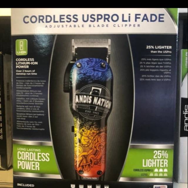 Alat cukur rambut ANDIS CORDLESS USPRO LI FADE  / clipper andis