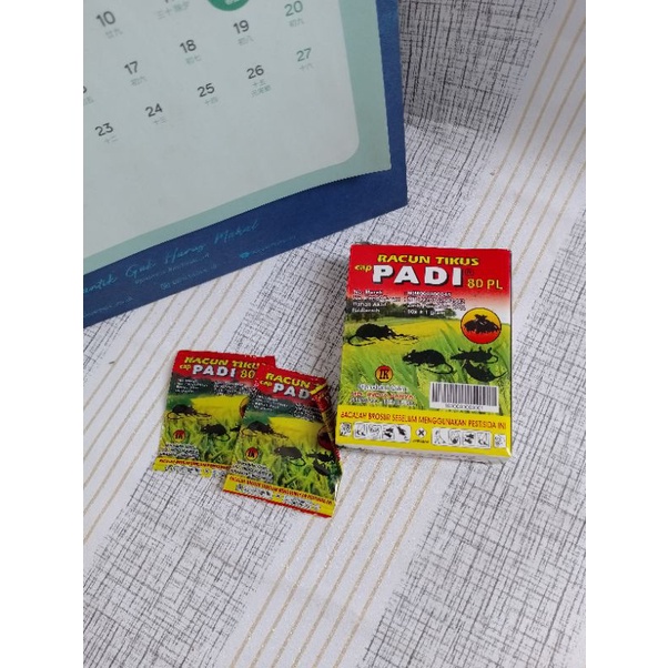 Racun Tikus Kemasan Box Pengendali Hama & Tikus / Racun Padi