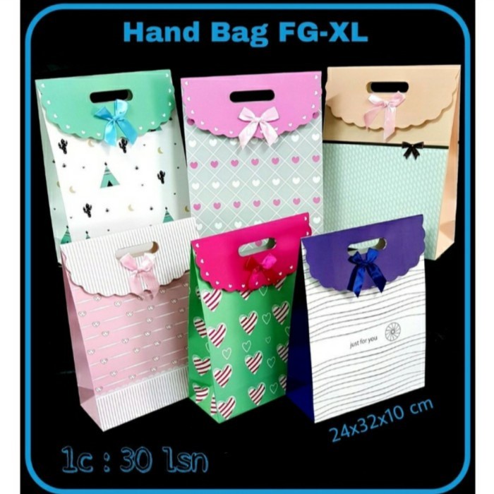 

Paper Bag Motif/ Tas Kertas Kado/ Tas Ulang Tahun FG Uk. XL JUMBO - D