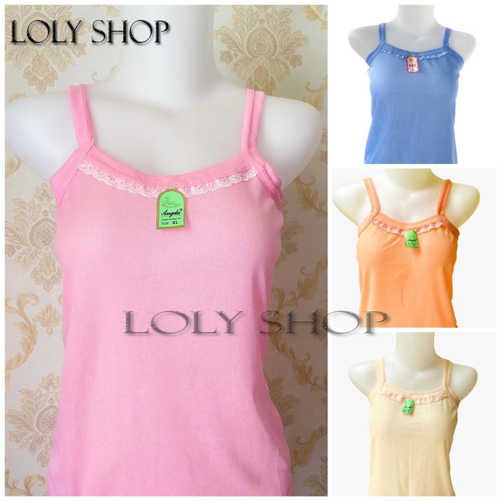 Tanktop Kaos Dalam Renda Wanita Anak Remaja Dewasa MURAH