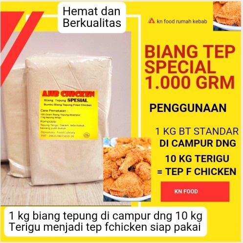 

BEST SELLER Tepung Biang Fried Chicken Special- Tepung Bumbu Ayam Fried Chicken