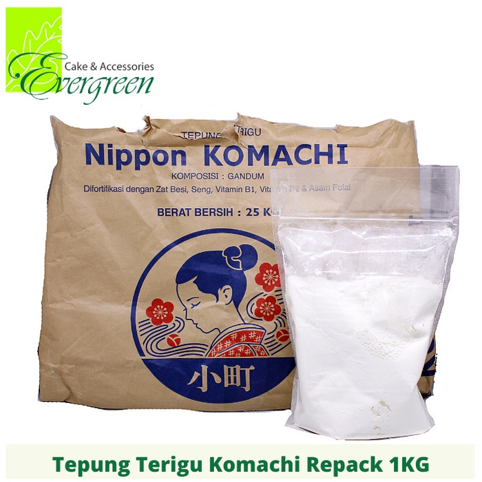 

BEST SELLER Tepung Terigu Roti Komachi Repack 1KG