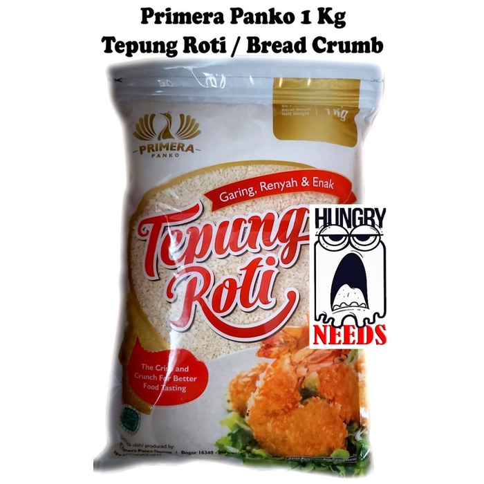 

BEST SELLER Primera Bread Crumb Panko 1 kg (White) Tepung Roti warna putih