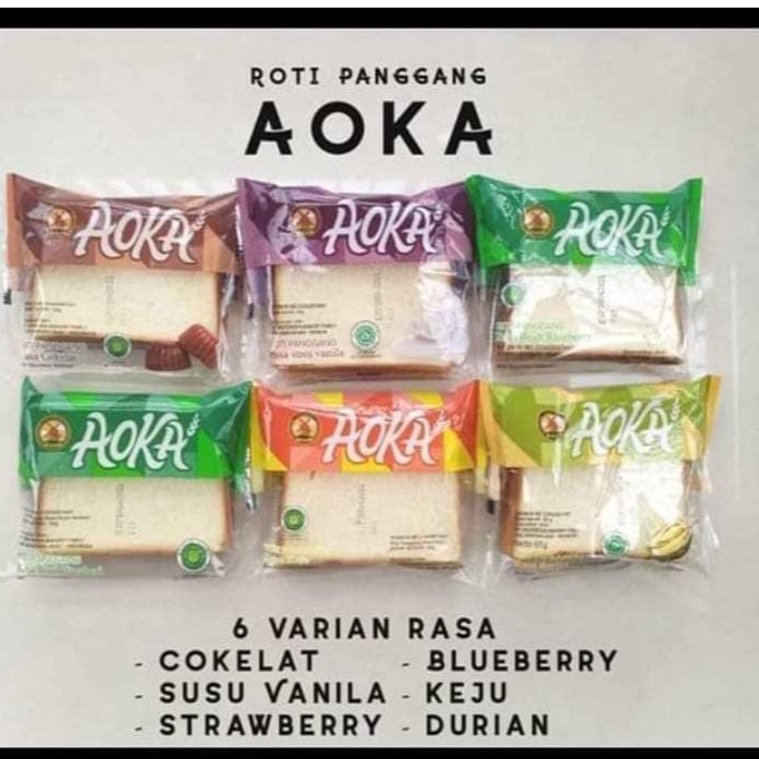 

ROTI AOKA PANGGANG ROTI TAWAR SELAI 5 PCS ORIGINAL