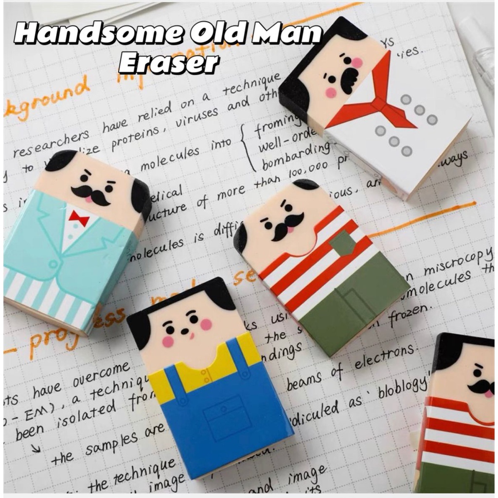 

Penghapus Kreatif Bentuk Bald Man Lucu Untuk Anak