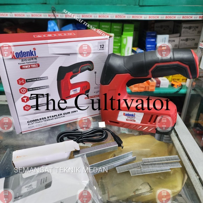 

Terbaik CSG132 CORDLESS STAPLES STAPLER GUN PAKU TEMBAK BATERAI 2IN1 KODENKI BGK560
