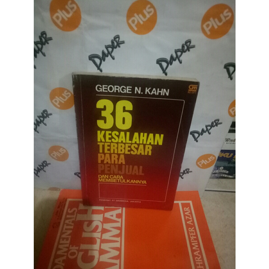 ORI 36 KESALAHAN TERBESAR PARA PENJUAL DAN CARA MEMBETULKANNYA