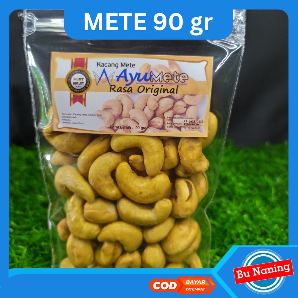 

Bu Naning kacang mete mede kcang goreng - Mede ayumete - 90 gr