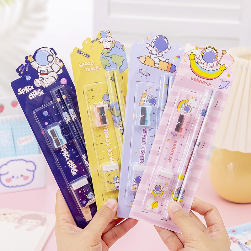 

COD 1 SET PAKET ALAT TULIS ISI 5 MACAM / ALAT TULIS SET 5 IN 1 / STATIONERY SET FS