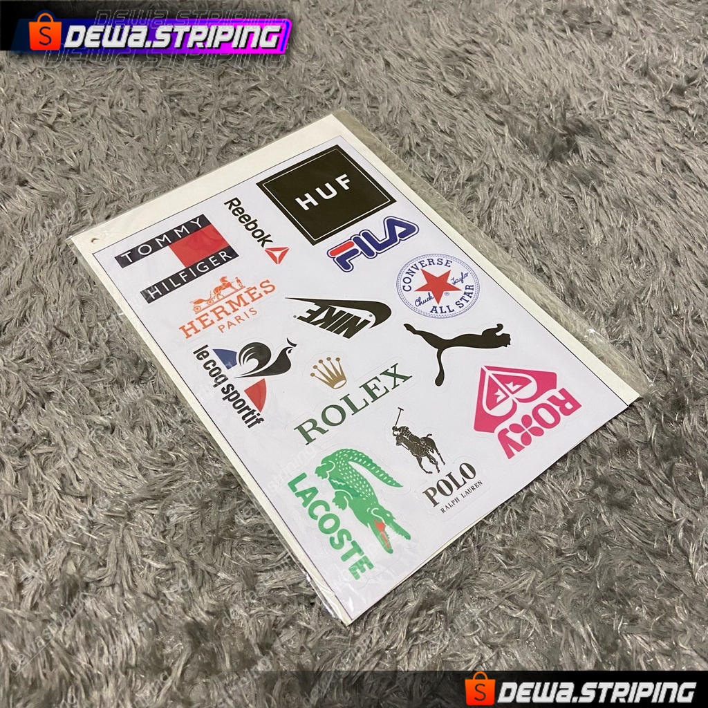 

Sticker case pack Brand Hype series 2 STIKER AESTHETIC LAPTOP, AKSESORIS HP, ANTI AIR, BERMOTIF