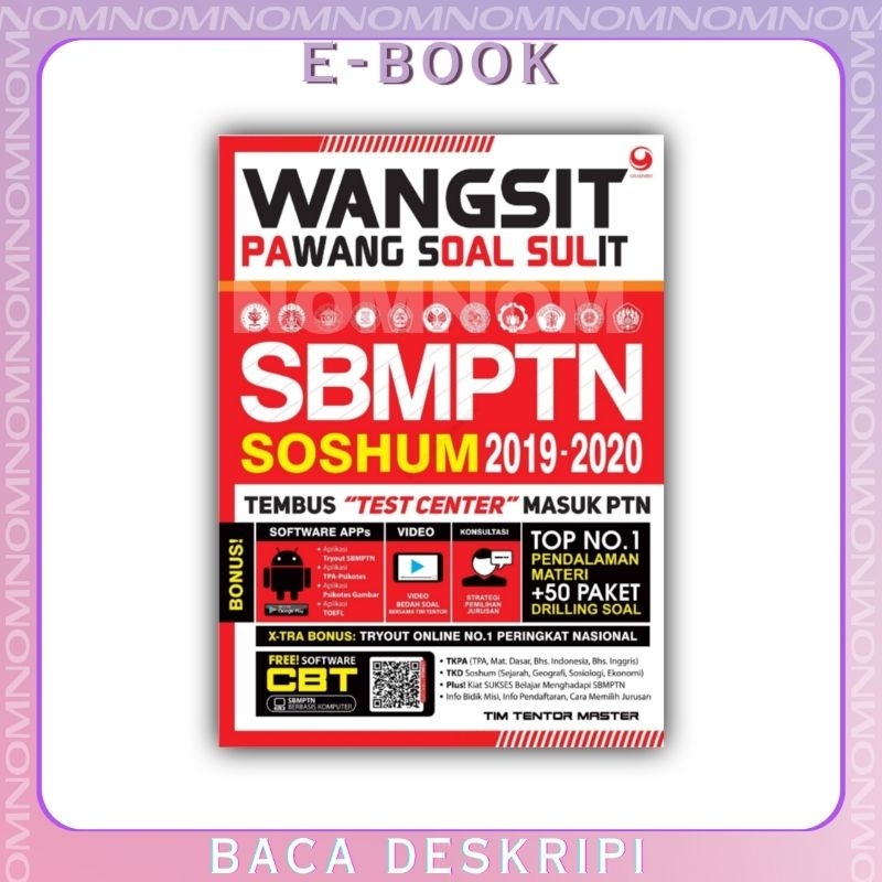 

WANGSIT(Pawang Soal Sulit) SBMPTN SOSHUM 2019-2020