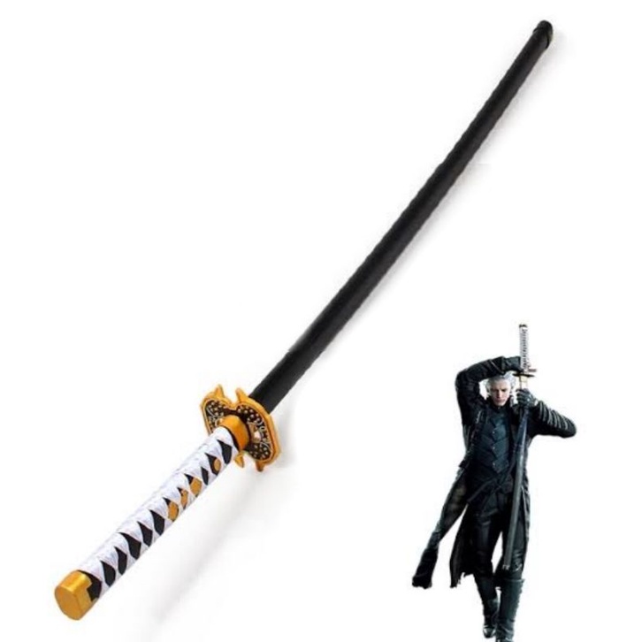 Katana Kayu Vergil Devil May Cry 5 cosplay