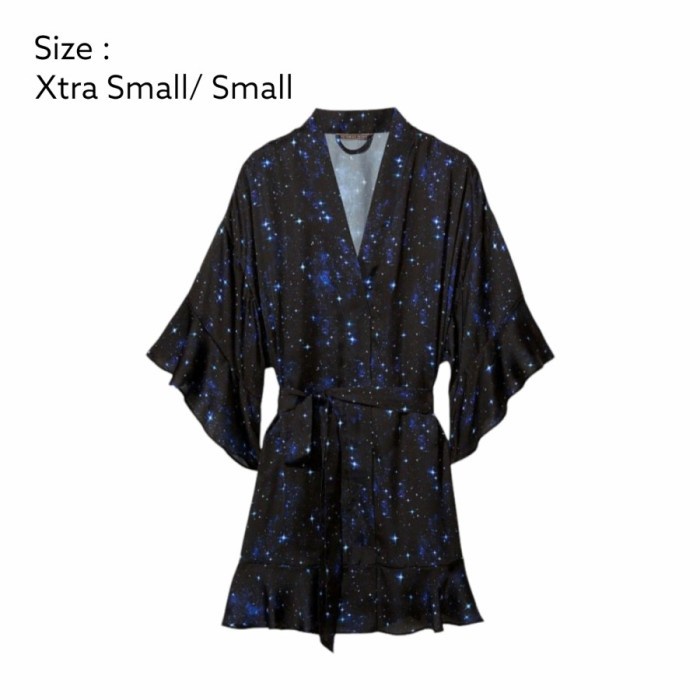 Victoria's Secret Flounce Satin Robe