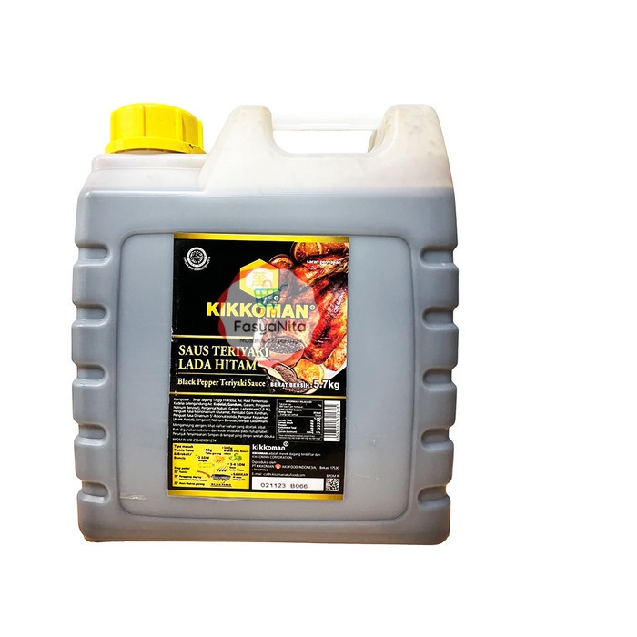 

Kikkoman Saus Teriyaki Lada Hitam Blackpepper 5.7 kg