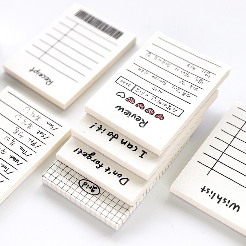 

[Nokai Space] READY 50 PCS Sticky Notes / Memopad Motif Lucu / Memopad Wishlisht / Memopad To Do List / Dekorasi Scrapbook