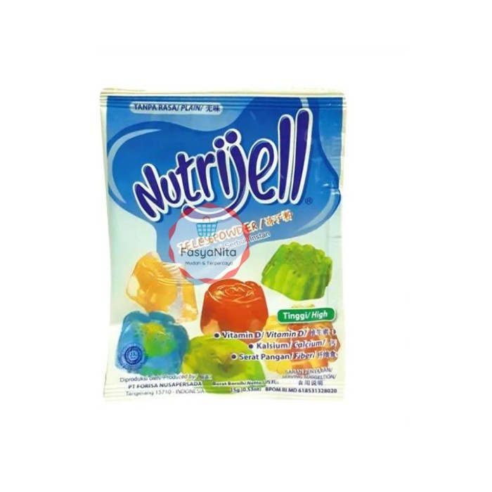 

Nutrijell plain 15 gr - FasyAnita Mart Denpasar