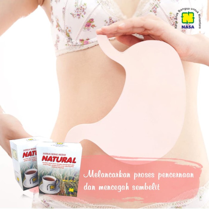 

Diet Sehat SBMN (Serbuk Beras Merah Natural) 250 Gram Original Nasa//